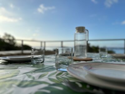 Outside dining area view 2