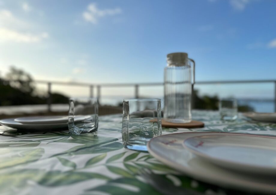 Outside dining area view 2